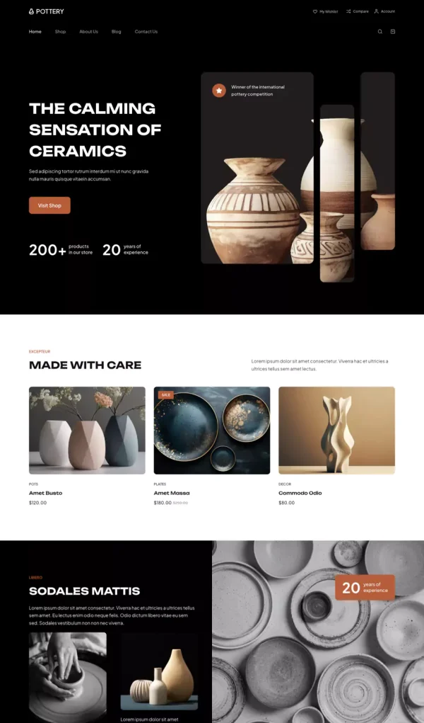 pottery